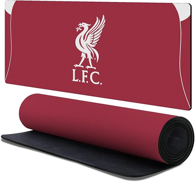Head Case Designs Officially Licensed Liverpool Football Club Home 2025/26 Kit 37.4 x 15.75 x 0.16 inches (900 x 400 mm) - XL Gaming Office Desk PC Keyboard Mouse Mat Pad