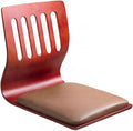 ELEFOCUS Terrace Legless Chair Floor Chair Artificial Leather Cushion Back Support Lazy Hotel 37X46X43CM(A)