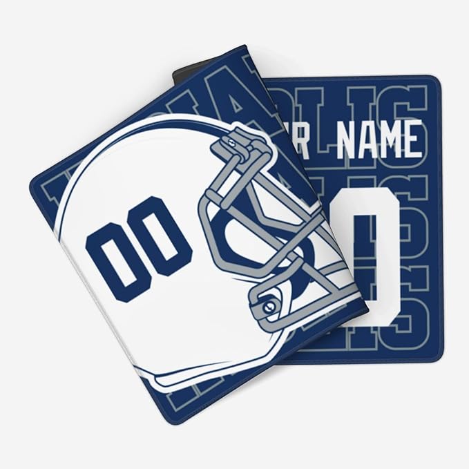 ANTKING Indianapolis Mouse Pad for Men Women Youth Gifts Custom Name and Number Desk Pad