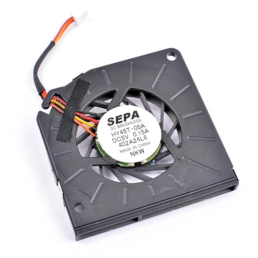 HY45T-05A 4.5cm 45mm 45x45x5mm Thickness 5mm DC5V 0.15A 3 Wires 4 Wires for Tablet/Laptop/Handheld Device/Projector(3 Lines)