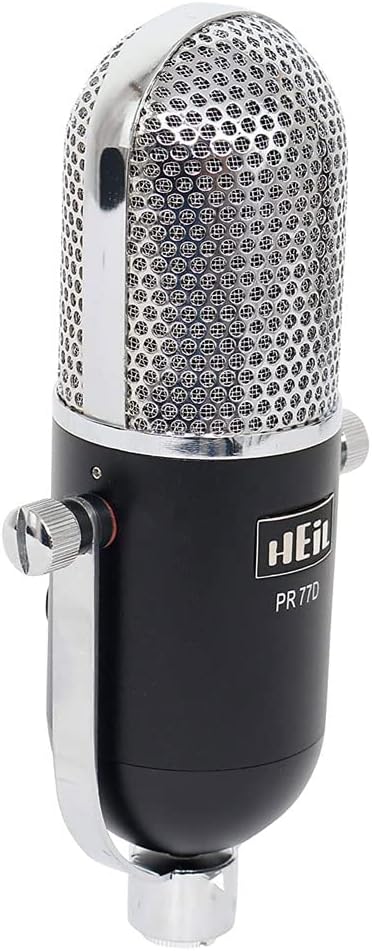 Heil Sound PR77DBK Award Winning Dynamic Microphone - Podcast Microphone Streaming Microphone and Recording Microphone