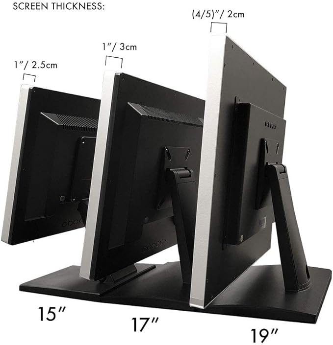 15 Pro Series Capacitive LED Backlit Multi-Touch Monitor True Flat Seamless Design Touchscreen Great for Office POS Retail Restaurant Bar Gym Warehouse NO Driver Required (15 Inch)