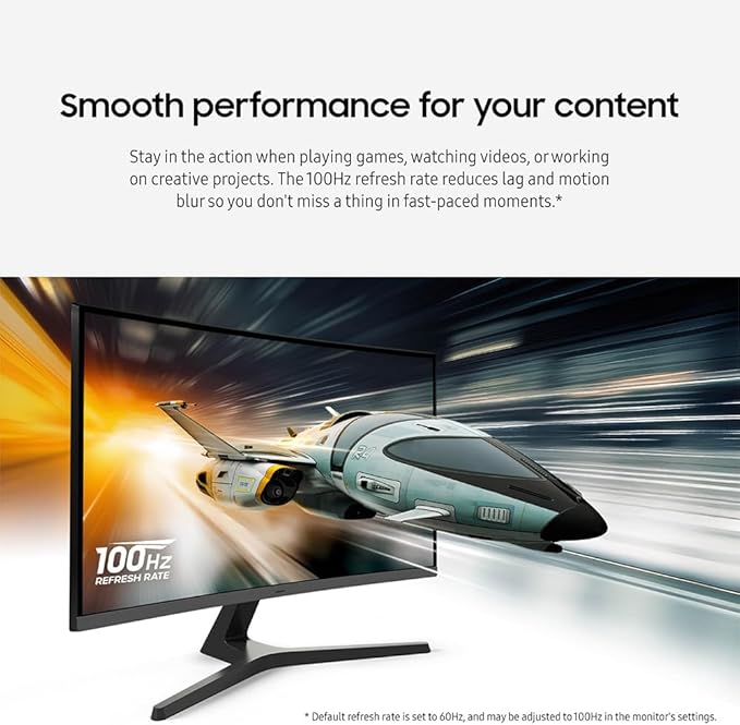Samsung 27 S3 (S39GD) FHD 100Hz Curved Monitor with Speakers LS27D396GANXZA Bundle with Elite Suite 18 2X HDMI Cable and Deco Gear CPS Exclusive 26 Month Protection Pack (BEACH-CPS-26M250)