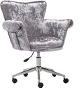 YYDS Chair Study Gaming Chair with Fixed Armrest Computer Chair for Bedroom and Living Room Rotatable Lift Office Esports Chair Ergonomically (Color : Grey)