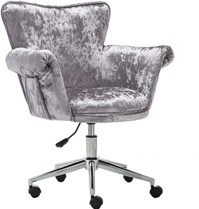 YYDS Chair Study Gaming Chair with Fixed Armrest Computer Chair for Bedroom and Living Room Rotatable Lift Office Esports Chair Ergonomically (Color : Grey)