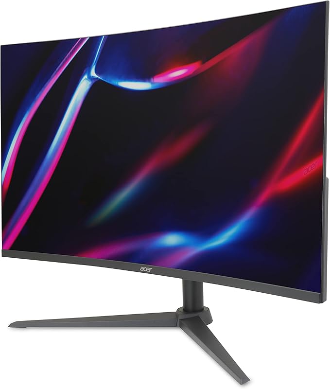 acer Nitro 31.5 Inch WQHD 2560 x 1440 1500R Curved PC Gaming Monitor | AMD FreeSync | Up to 180Hz Refresh | 1ms VRB | Speakers | One Display Port 1.4 &amp Two HDMI 2.0 | XZ320QU S3bmiiphx