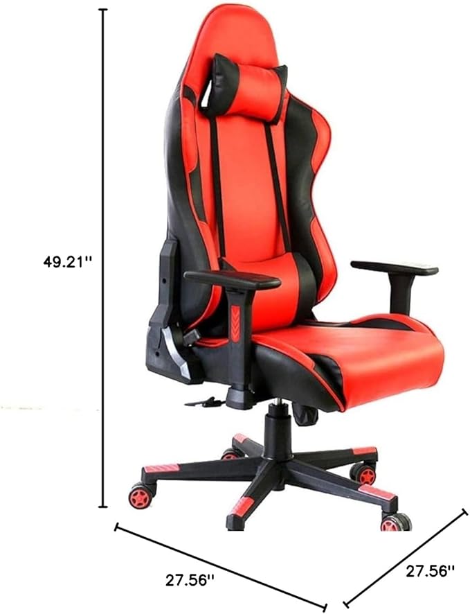 Chair E-Sports Chair Ergonomic Gaming Chair Computer Chair Racing Heavy Office Chair Swivel Lift Chair High Back Work Chair (Color : Picture Color Size : 70X70X125CM)