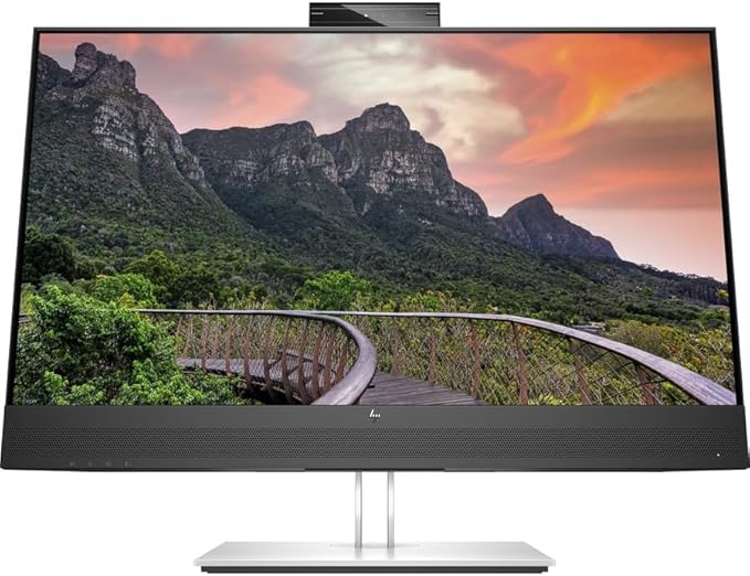 HP E27m G4 27 Class Webcam WQHD LCD Monitor - 16:9 - Black - 27 Viewable - in-Plane Switching (IPS) Technology - 2560 x 1440-300 Nit - 5 ms - Speakers - HDMI - DisplayPort - USB Hub
