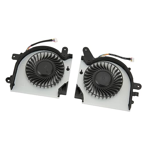 Laptop Cooling Fan for GF75 Thin 8RC 8RD 9SC Enhanced Heat Dissipation Strong Construction Small and Lightweight Notebook Cooler Easy to Install (CPU and GPU)