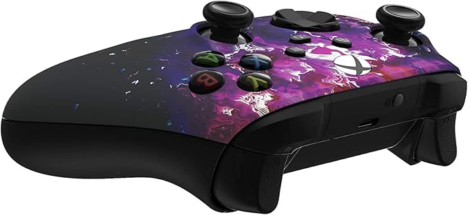 Custom Controllerzz Wireless Controller for Microsoft Xbox Series X/S &amp Xbox One - Custom Soft Touch Feel - Custom Xbox Series X/S Controller (X/S Purple Magma)