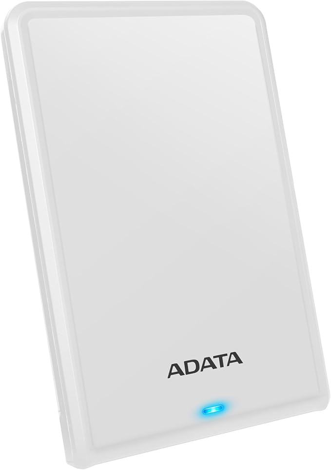 ADATA AHV620S-1TU3-CWH 1TB External Hard Drive White