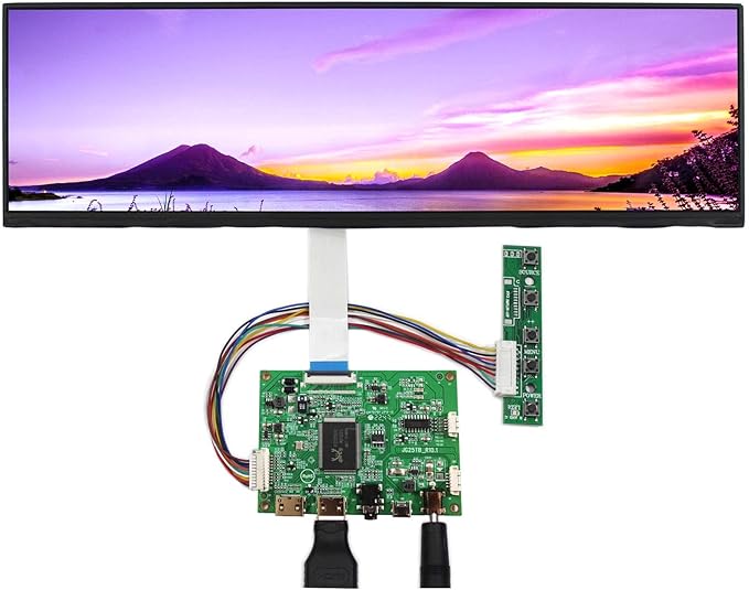 VSDISPLAY 12.6 NV126B5M-N41 12.6inch 1920X515 LCD Screen Work with LCD Controller VS-RTD2556HM-V1