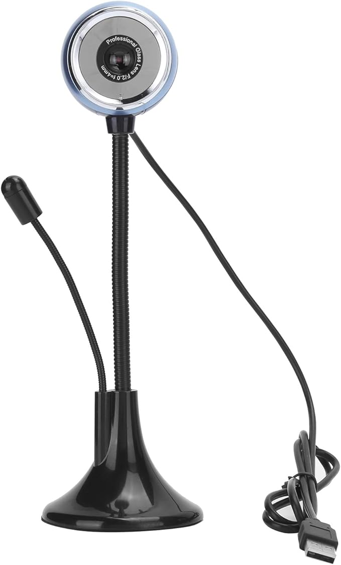 VBESTLIFE High Definition mini Webcam USB rotatable Micro Webcam HD PC Camera with Microphone rotated 360 Degrees Computer Accessories for PC Laptop