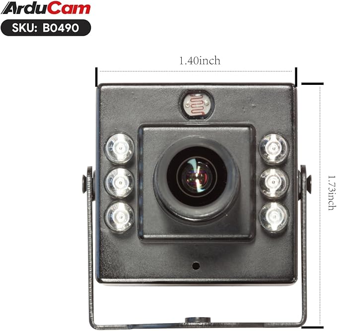 Arducam 1080P Day &amp Night Vision USB Camera for Computer 2MP Automatic IR-Cut Switching All-Day Image USB2.0 IMX462 Webcam Board with 940nm IR LEDs for Windows Linux Android and Mac OS
