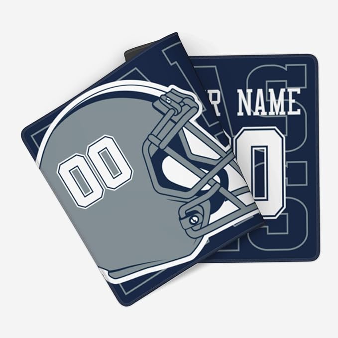 ANTKING Dallas Mouse Pad for Men Women Youth Gifts Custom Name and Number Desk Pad