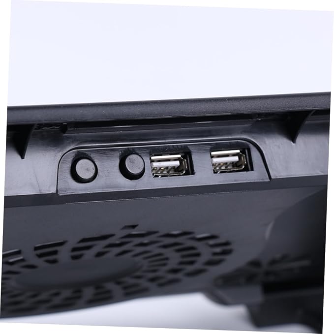 GALPADA Laptop Cooling Stand 5 Fans USB Cooler Base with Adjustable Support Anti-Skid Design for Gaming and Office Laptops Black