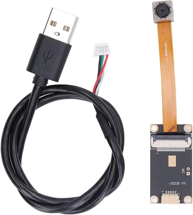 HD USB Camera Module Autofocus Video Webcam Board 5MP OV5640 with Digital Microphone - High Definition Image Wide Angle Lens Portable OTG Support for Monitoring and Industrial Use