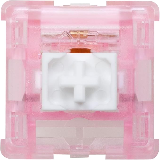 KPREPUBLIC CIY Illusory Color Sakura Switch Linear Switch 37g for Gaming Mechanical Keyboard Pink 60M PC POM Gold Plated Long Spring (CIY IllusoryS Switch x70)