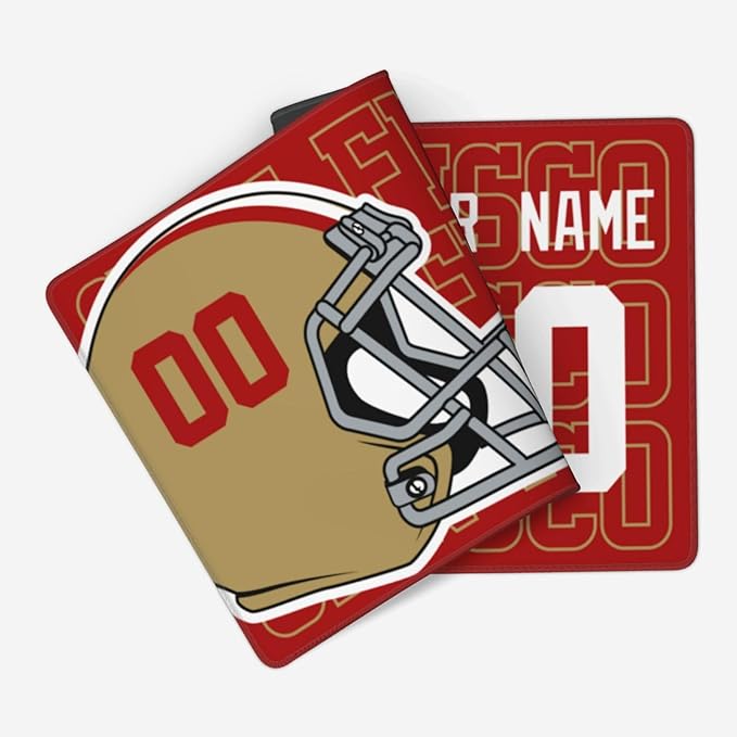 ANTKING San Francisco Mouse Pad for Men Women Youth Gifts Custom Name and Number Desk Pad