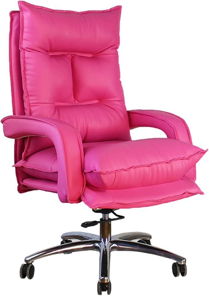 Mlaea Desk Chairs for Bedroom Living Room Chair with Adjustable Height and Backrest Racing Gaming Chair 55 * 45 * 114-120CM(Color:#2)