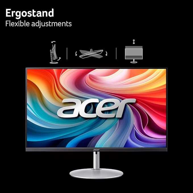 acer SH273 P1si 27 IPS Full HD (1920 x 1080) Zero-Frame Gaming Office Monitor | AMD FreeSync Technology | Up to 144Hz Refresh | 1ms (VRB) | Tilt Height Adjustment &amp Swivel | HDMI &amp VGA Ports