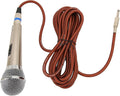 Keenso Dynamic 6.5mm Metal Wired Microphone with 3D Pickup Pattern for Karaoke Live Streaming Professional Microphone for Musicians