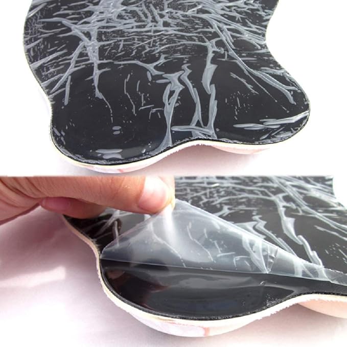 Furry 3D Anime Mouse Pads Oppai with Soft Gel Wrist Rest Support Cute Gril Gaming Mousepad Ergonomic Mouse Mat Non-Slip &amp Pain Relief for Computer 2Way Skin