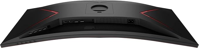 AOC CU34G2X 34 Curved Frameless Immersive Gaming Monitor UltraWide QHD 3440x1440 VA Panel 1ms 144Hz Adaptive-Sync Height Adjustable 3-Yr Zero Dead Pixels Black/Red