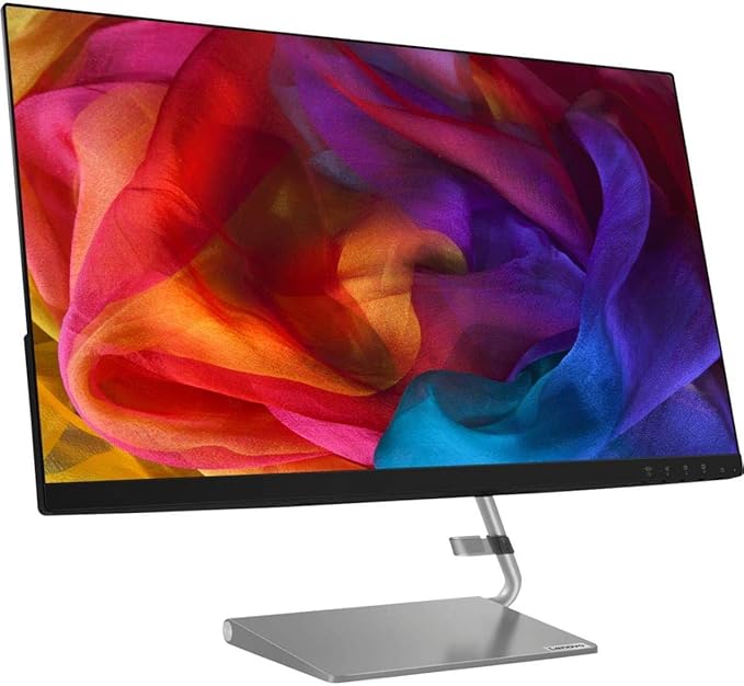 Lenovo - Q27q-10 27 IPS LED QHD FreeSync Monitor - Black