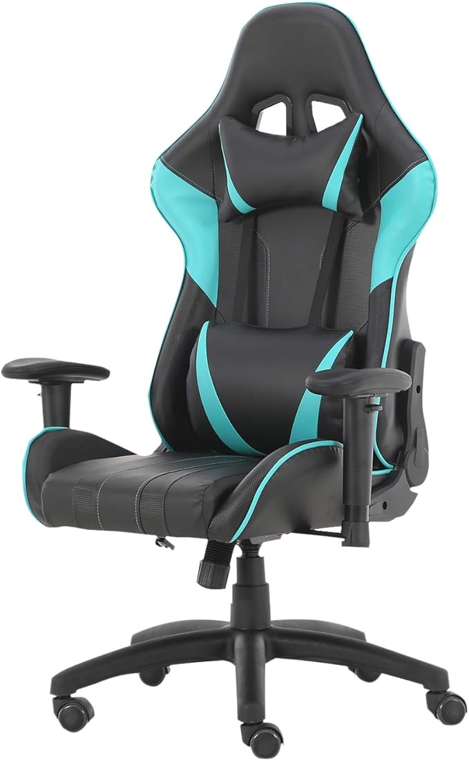 Video Gaming Chairs Most Comfortable Kids Spinning Computer Gaming Chairs Ergonomic Armchair Nice Office Chair (Black/Blue-a)
