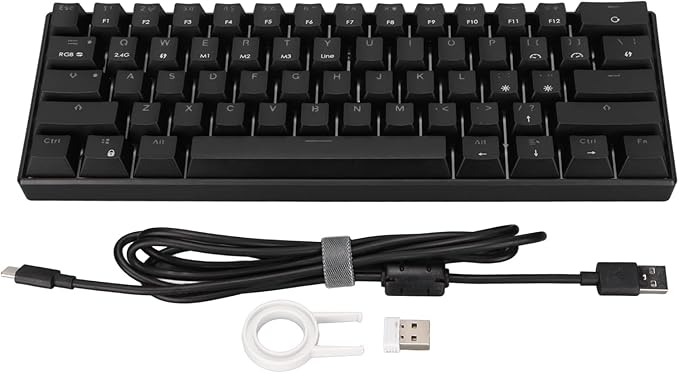 SUNGOOYUE READSON Portable Mechanical Gaming Keyboard RGB Connection for Computer (Red Switch)