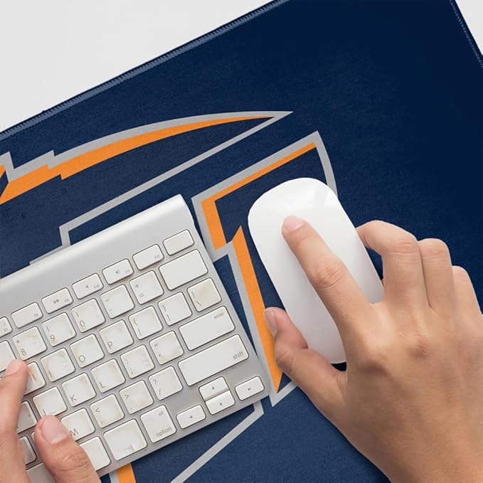 University of Texas at El Paso Primary Logo Large Gaming Mouse Pad Desk Mat with Stitched Edges Non-Slip Base for Gamer Home and Office 31.5 x 15.7