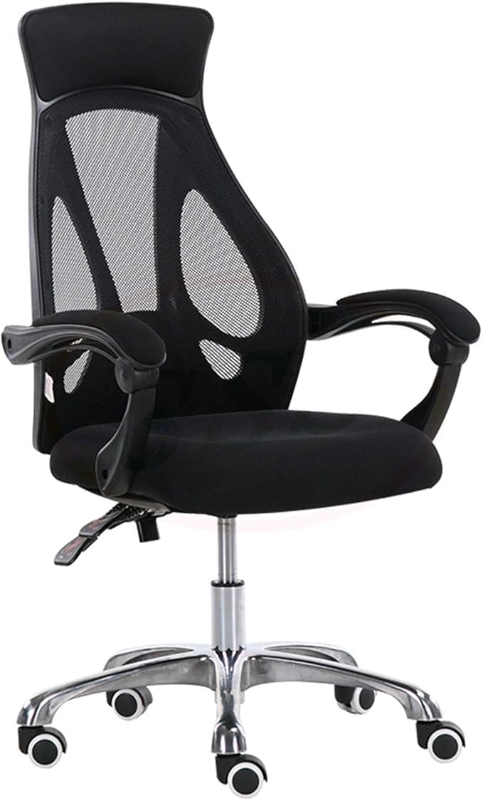 Mlaea Comfortable Easy to Clean Gaming Chair Living Room Chair with Rolling Wheels Swivel Chair for Clothing Store Cafe Apartment(Color:#1)