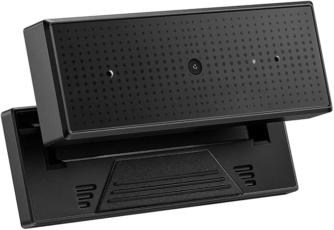 ASUS ROG Eye S Streaming Gaming Webcam (1080p 60 FPS Face Auto Exposure Autofocus AI Noise-Cancelling Beamforming Microphones Compact &amp Foldable Design Aluminum Alloy Adjustable Base)