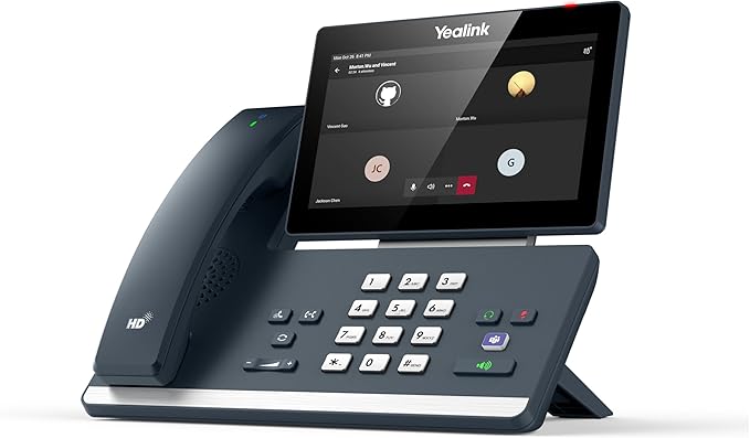 Yealink MP58-WH-TEAMS-E2 - PoE - Android 13 OS - 7 inch (1024 x 600) capacitive Touch Screen - Power Adapter NOT Included