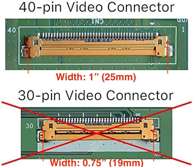 EM EMAJOR TECH New Screen Replacement for NV173FHM-NX4 V8.0 V8.1 1920X1080 FHD 144Hz Non-Touch LCD LED Display with Set of Tape and Tools