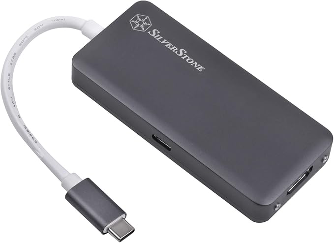SilverStone Technology USB 3.1 Type C Hub to HDMI and 3 USB 3.1 Type A Ports Ep14