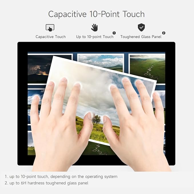 waveshare 8inch HDMI Display Monitor Compatible with Raspberry Pi 5 768×1024 IPS Panel 10-Point TouchSupports All Vversion Raspberry Pi Supports Windows/Jetson Nano