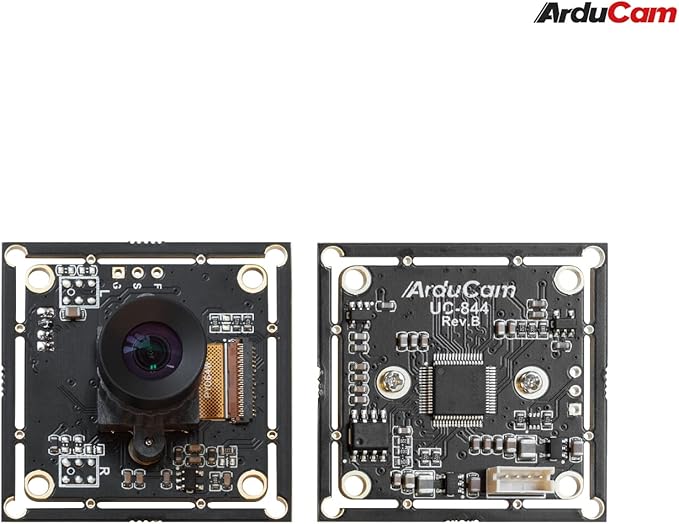 Arducam 2MP Global Shutter USB Camera 50fps OV2311 Monochrome UVC Webcam Module with Low Distortion M12 Lens Without Microphones Compatible with Windows Linux Android and Mac OS