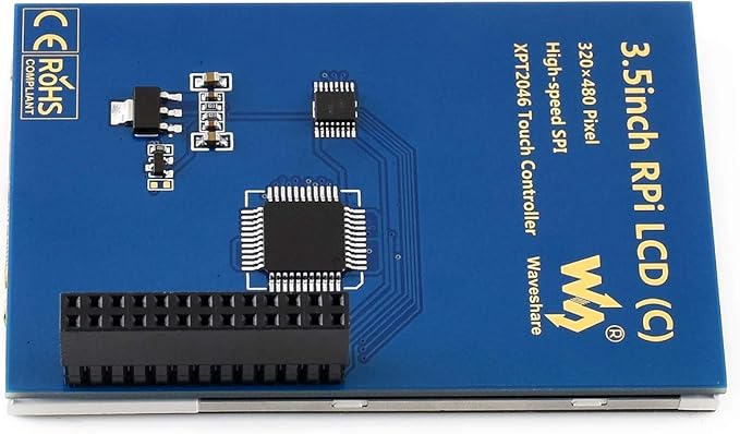 3.5 inch TFT Touch Screen (C) 480x320 Hardware Resolution LCD Display HDMI Module for Raspberry Pi 3/2/1 Model B B+ A+ Zero W 125MHz High-Speed SPI (Refresh Rate up to 50Hz)