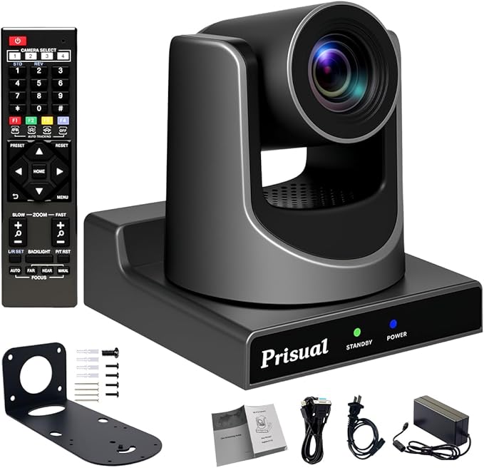 NDI PTZ Camera Gen 5 30X Optical Zoom AI Auto Tracking 3G-SDI USB LAN PoE HDMI PTZ Camera for Church Broadcast Education Events (Official NDI 6 &amp NDI HX3 Certified) TEM-30N PRO