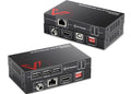 AV Access 4K HDMI USB KVM Extender TCP/IP Over Single Cat5e/6/6a/7 up to 120M(390ft) 1080P@120Hz Plug &amp Play Keyboard &amp Mouse Over Network Zero Latency 3 Ports USB Hub DIP up to 16 Sets