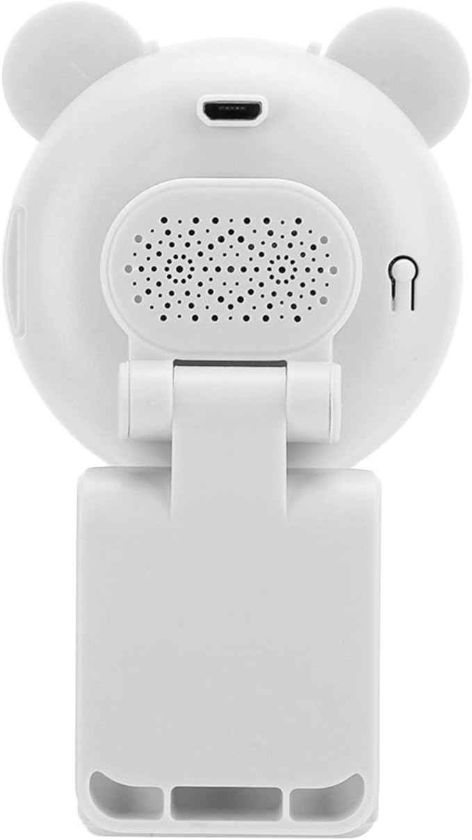 Webcam HD USB Computer Camera Webcam with Mic Video Recordin Diital Webcam for Live Broaast(White)