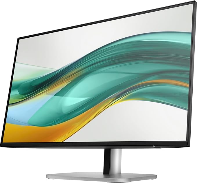 HP Series 5 Pro 27 FHD IPS Monitor with 5ms Response Time Anti Glare Flicker Free Swivel Pivot 350 Nits VESA Mount (100mm) Displayport HDMI &amp Dockztorm USB Port Expander Black Color 2 Pa