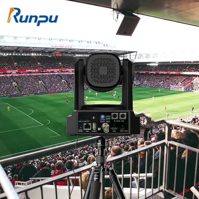 AI Auto Tracking PTZ Camera20X Optical+16X Digital Zoom IP Live Streaming Camera FHD 1080P 60FPS PoE LAN USB3.0 PoE HDMI Outputs for Church Services Worship Corporate EducationRP-HD66A-20