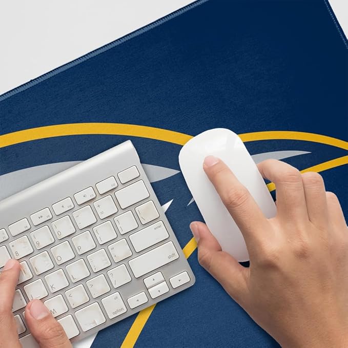 University of Tennessee at Chattanooga Primary Logo Large Gaming Mouse Pad Desk Mat with Stitched Edges Non-Slip Base for Gamer Home and Office 31.5 x 15.7