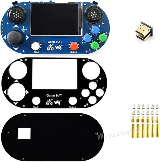 Game HAT for Raspberry Pi A+ B+ 2B 3B 3B+ 4B Zero W 2W with 3.5inch IPS Screen 480x320
