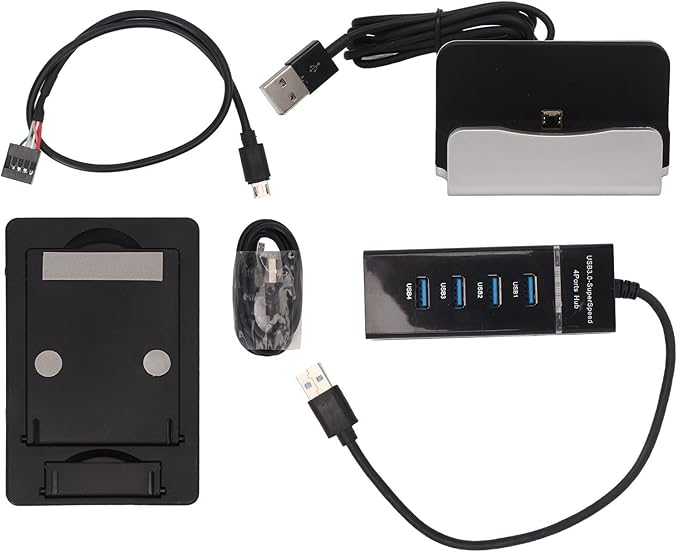 5 Inch USB Mini Screen  Computer Temperature Monitor Display PC CPU GPU Data Monitor 360 Degree Rotation Computer Case Secondary Screen