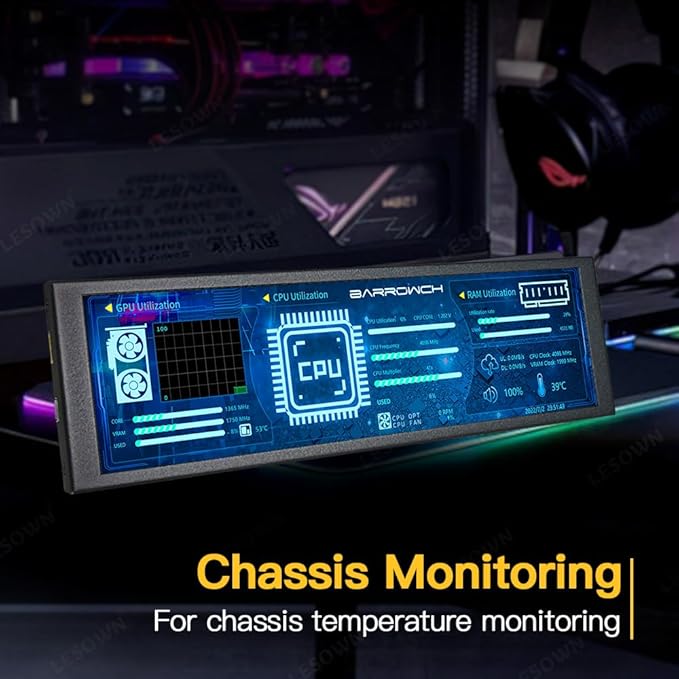 7.84 Inch Mini Screen CPU GPU Data Temp Monitor PC Case Sensor Panel Display HDMI 400x1280 IPS USB Small Long Stretched Bar Monitors for Laptop Aida64