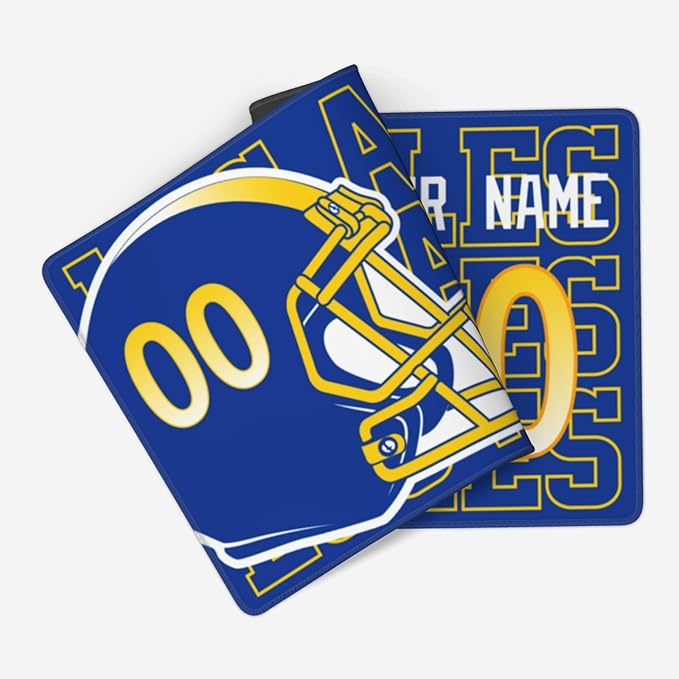 ANTKING Los Angeles R Mouse Pad for Men Women Youth Gifts Custom Name and Number Desk Pad